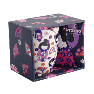 Ø 8.5x10.2cm 380ml  Kawaii Kokeshi Mug W/Giftbox at Tokyo Design Studio (picture 1 of 6)
