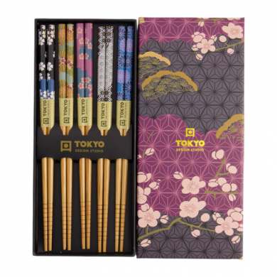 Blumen 5 Paar Essstäbchen bei Tokyo Design Studio (Bild 2 von 5)
