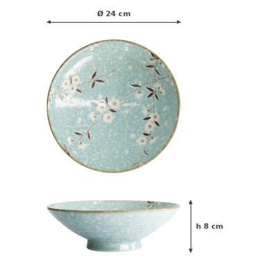 Schale Light Blue Sakura, Porzellan, 1,4 L, Art.-Nr. 21587