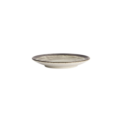Teller Asashio Dunkelbraun/Beige, Steinzeug, Ø 16,7 cm, Art.-Nr. 21626