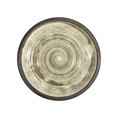 Teller Asashio Dunkelbraun/Beige, Steinzeug, Ø 24,8 cm, Art.-Nr. 21639