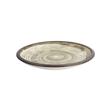 Teller Asashio Dunkelbraun/Beige, Steinzeug, Ø 24,8 cm, Art.-Nr. 21639