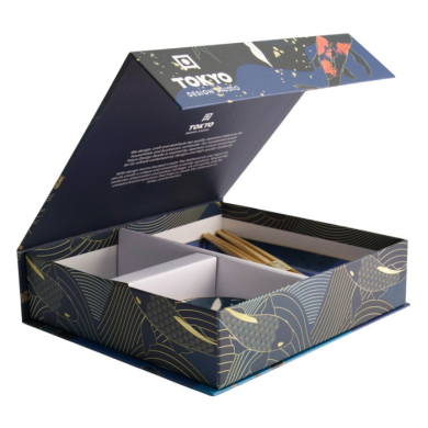 Sushi-Set Kawaii Koi Blau, 6-tlg., Porzellan