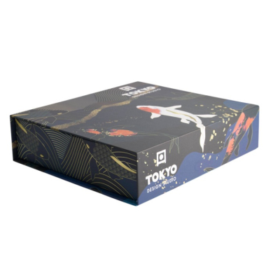 Sushi-Set Kawaii Koi Blau, 6-tlg., Porzellan, Art.-Nr. 21675