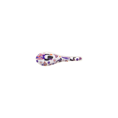 Soup Spoon Kawaii Maiko Purple, Porcelain, 13.8 cm, Item No. 21695