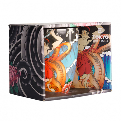 Yakuza Octopus Tasse in Geschenkbox Tasse bei Tokyo Design Studio (Bild 1 von 6)