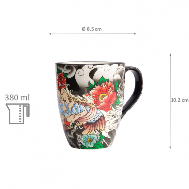 Yakuza Carp Tasse in Geschenkbox Tasse bei Tokyo Design Studio (Bild 6 von 6)