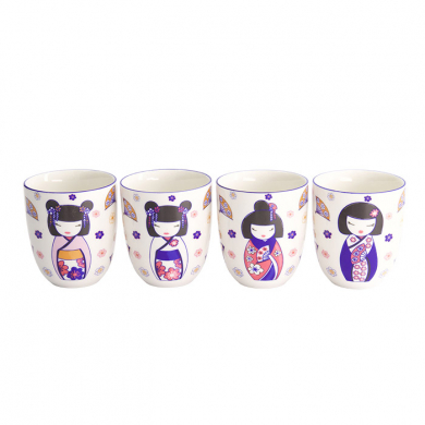 4pcs Kawaii Maiko Mug Giftset at Tokyo Design Studio (picture 1 of 4)