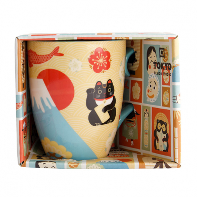 Ø 8.5x10.2cm 380ml  Kawaii Japan-B  Mug W/Giftbox at Tokyo Design Studio (picture 4 of 5)