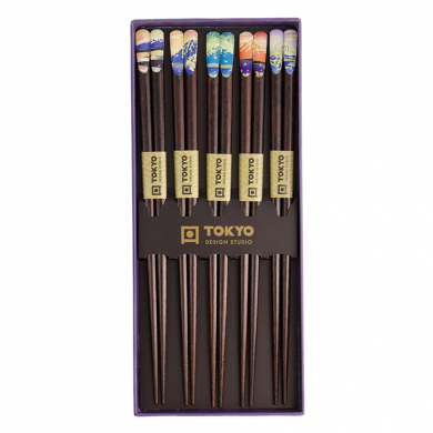 5 pair Chopstick Set at Tokyo Design Studio (picture 4 of 4)