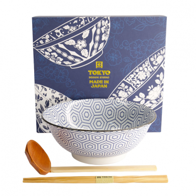 Mixed Bowls Kikko Ramen Bowl in Gift Box at Tokyo Design Studio (picture 1 of 6)
