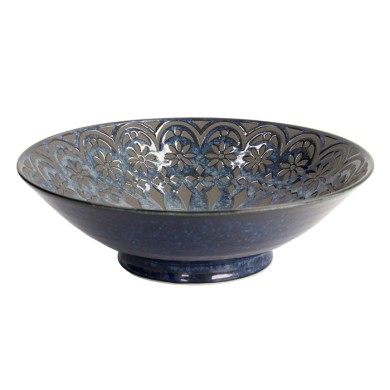 TDS, Zahra Shallow Bowl, Mixed Bowls, Blue, Ø 24x7.5 cm, Item No. 21972