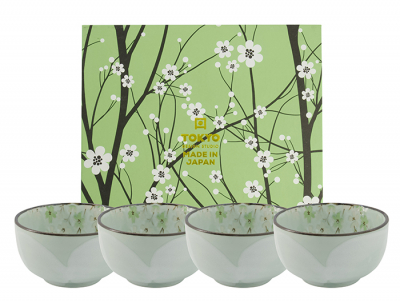 Green Cosmos 4 Schalen Set bei Tokyo Design Studio (Bild 1 von 5)