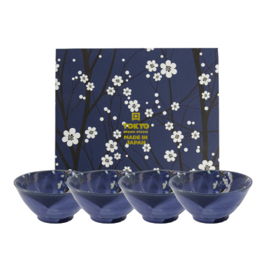 Blue Sakura 4 Bowls Set at Tokyo Design Studio (picture 1 of 5)