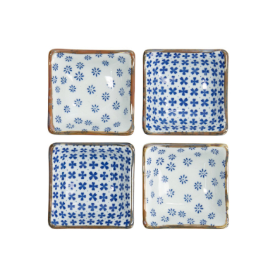 Japan Flower Square Bowl Set at Tokyo Design Studio (picture 3 of 4)