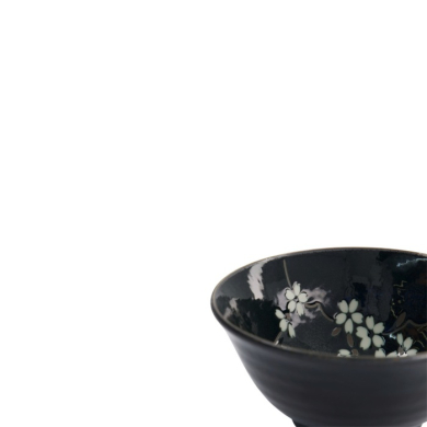 Rice Bowl Cobalt Blue Sakura, Porcelain, 500 ml, Item No. 22111