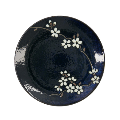 Blue Sakura Round Plate at Tokyo Design Studio (picture 3 of 6)