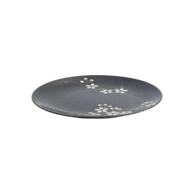Plate Cobalt Blue Sakura, Porcelain, Ø 23.5 cm, Item No. 22115