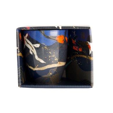 Kawaii Goldfish Blue Tasse mit Geschenkbox bei Tokyo Design Studio (Bild 4 von 7)