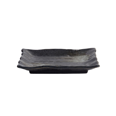 TDS, Plate, Black, 15.5x11x2.5cm - Item No. 22233