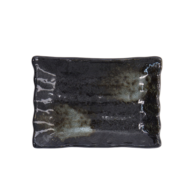 TDS, Plate, Black, 15.5x11x2.5cm - Item No. 22233