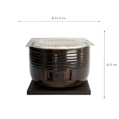 21,5x15,5cm Konro Grill Diatomite bei Tokyo Design Studio (Bild 8 von 8)