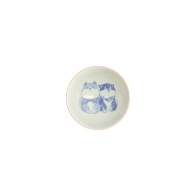 Rice Bowl Kawaii Multi Shiba-Dog, Porcelain, 300 ml, Item No. 22249
