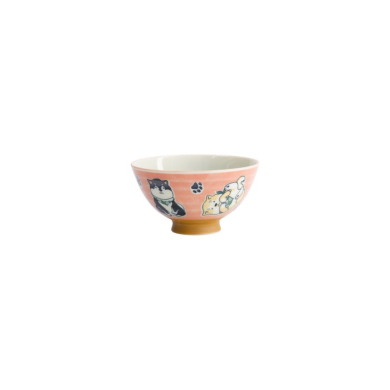 Rice Bowl Kawaii Multi Shiba-Dog, Porcelain, 300 ml, Item No. 22249