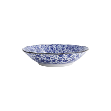 Pastateller Hana Blue Karakusa, Porzellan, Ø 21 cm, Art.-Nr. 22260