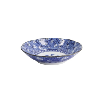 Pastateller Hana Blue Tsuta Karakusa, Porzellan, Ø 21 cm, Art.-Nr. 22271
