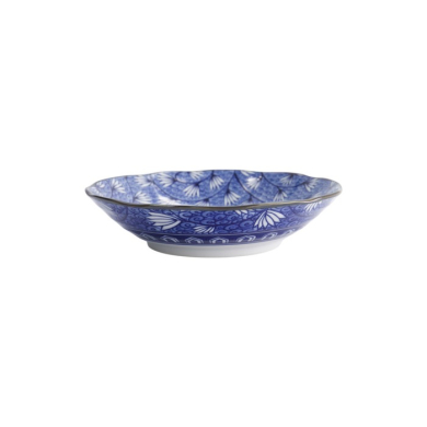 Pastateller Hana Blue Tsuta Karakusa, Porzellan, Ø 21 cm, Art.-Nr. 22271