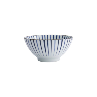 Reisschale Natsu Tokusa Mixed Bowl Blau/Weiß, Porzellan, 1 L, Art.-Nr. 22334
