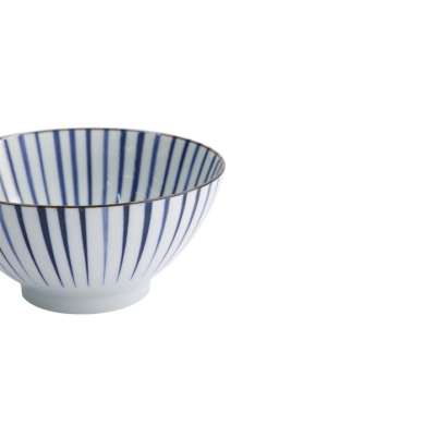 Reisschale Natsu Tokusa Mixed Bowl Blau/Weiß, Porzellan, 1 L, Art.-Nr. 22334