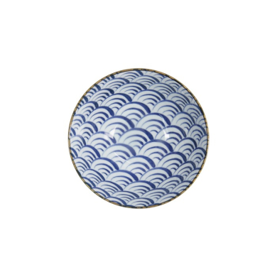 Schale Natsu Nami Mixed Bowls Blau/Weiß, Porzellan, 1 L, Art.-Nr. 22343
