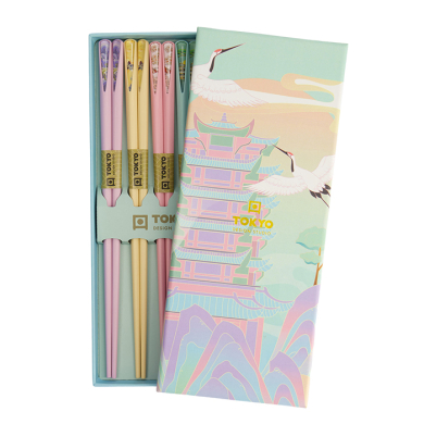 Cloud Emoji 5 Chopstick Giftset at Tokyo Design Studio (picture 1 of 6)