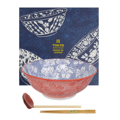 Mixed Bowls Sakura Ramen Bowl in Gift Box at Tokyo Design Studio 