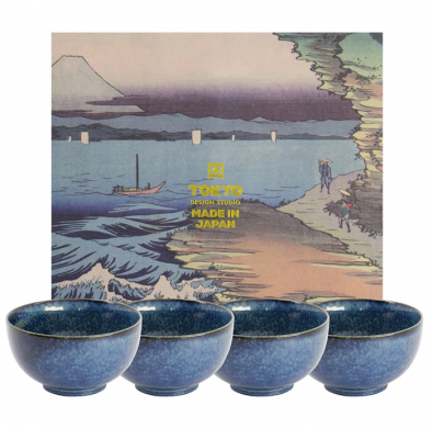 Cobalt Blue 4 Bowls Set at Tokyo Design Studio (picture 1 of 4)
