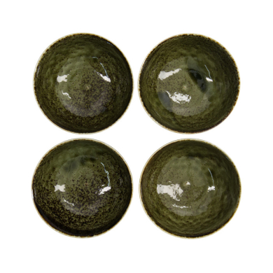 TDS, 4 Bowls Set, Shinryoku Green, Ø 13,2 cm, Item No. 22564