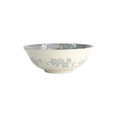 Ramen Bowl Fujisakura Grey, Porcelain, 1 l, Item No. 22590