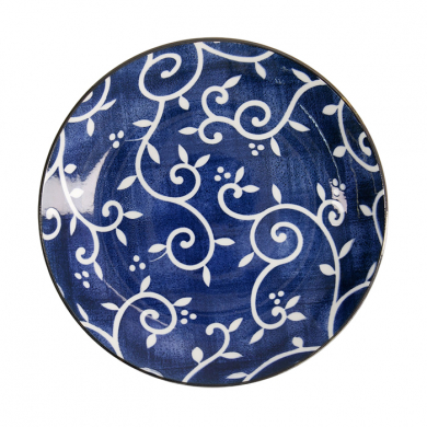 Tokyo Blue Karakusa Round plate at Tokyo Design Studio (picture 3 of 5)