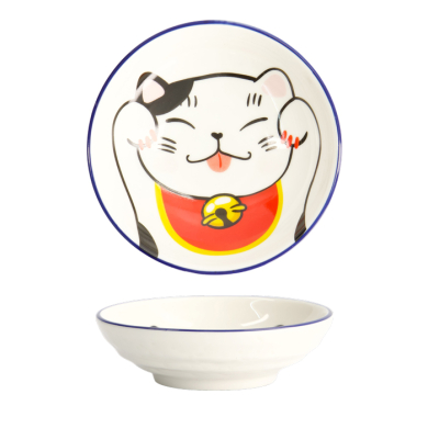 Kawaii Lucky Cat Saucenschale bei Tokyo Design Studio (Bild 1 von 6)