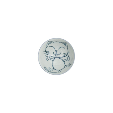 Reisschale Kawaii Neko Cat Blau, Porzellan, Ø 11,5 cm, Art.-Nr. 2334