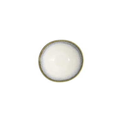 Bowl Monte Negro White, Blue-Grey, Stoneware, Ø 11 cm. Height 4.5 cm, 160 ml, Item No. 24348