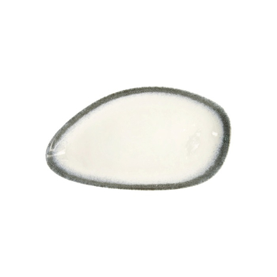 Oval Serving Platter Monte Negro White, Blue-Grey, Stoneware, 39 × 22 × 4 cm, Item No. 24351