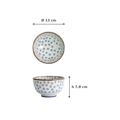 Schale Japan Flower Mizu, Porzellan, 500 ml, Art.-Nr. 2720