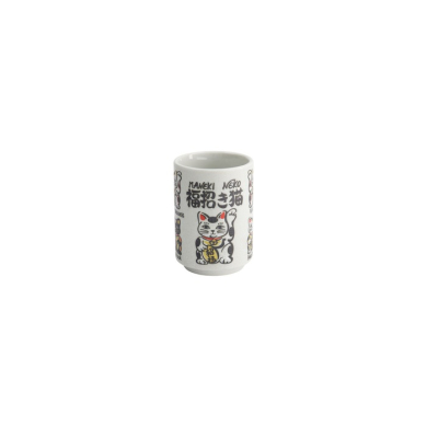 Mug Emboss Lucky Cats, Porcelain, 260 ml, Item No. 33017