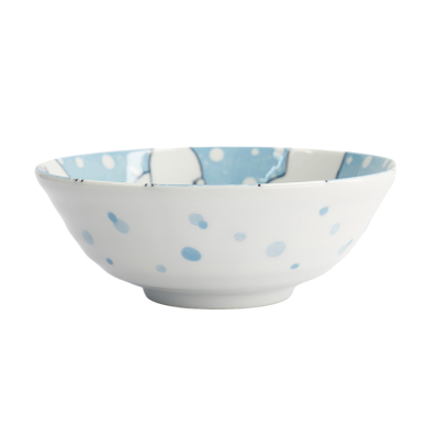 TDS, Ramen-Schale, Kawaii Animal, Blau, Ø 21x7,8cm 1000ml, Art.-Nr. 33023