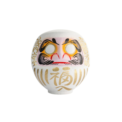 TDS, Daruma, Dekoration, Weiß, 9 cm - Art Nr. 33038