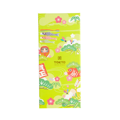 TDS, Chopstick Set 5 pair, Spring Green, Item No. 33081