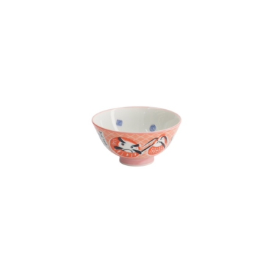 Bowl Kawaii Daruma Pink, Porcelain, 300 ml, Item No. 33204
